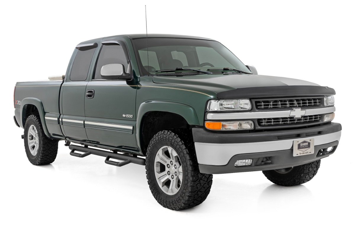 GMC Sierra 2500 Nerf Steps - Cab Length - Rough Country - '99-'04